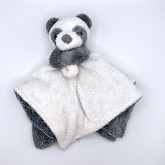 Carter's Other - Carter's Panda Bear Security Blanket Kids Unisex White Grey Plush Lovey 13x13